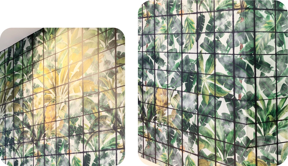 Honpo Wallpaper Instalation for Public Space Area